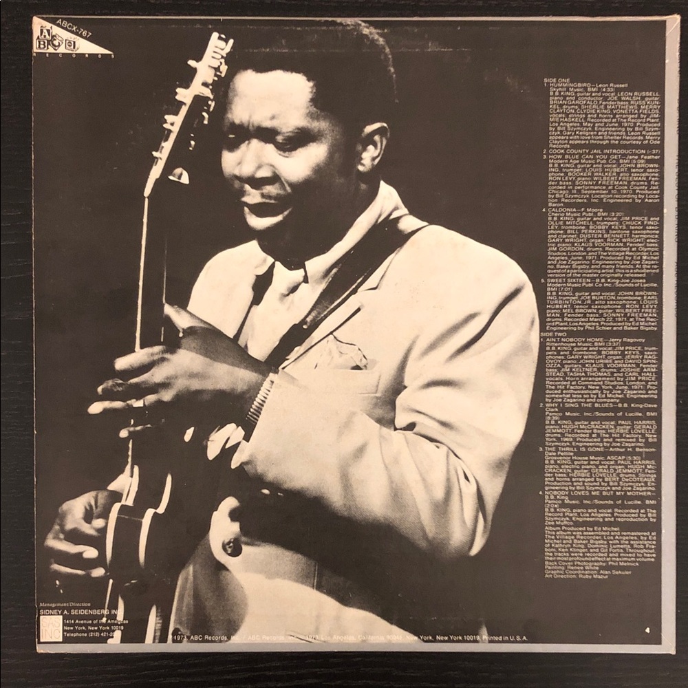 B.B. King Vinyl Lp Record Album The Best Of B.B. King